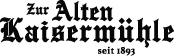 Zur Alten Kaisermühle Logo
